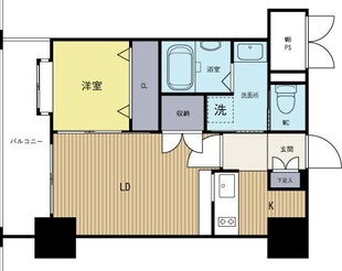 ネストピア博多駅前の物件間取画像